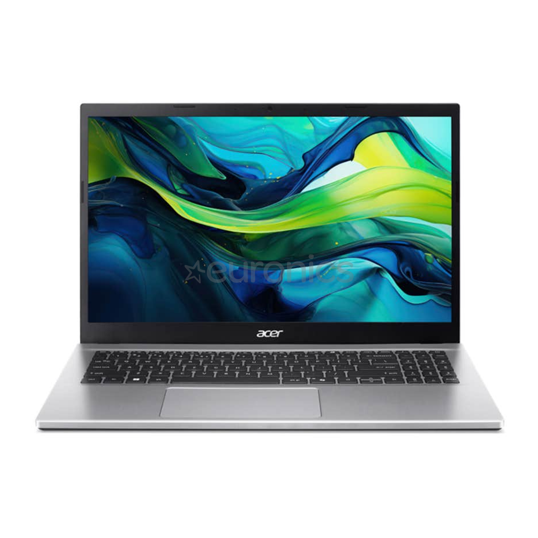 Acer Aspire Go 15, 15,6'', 16 GB, 512 GB, ENG, hõbe - Sülearvuti