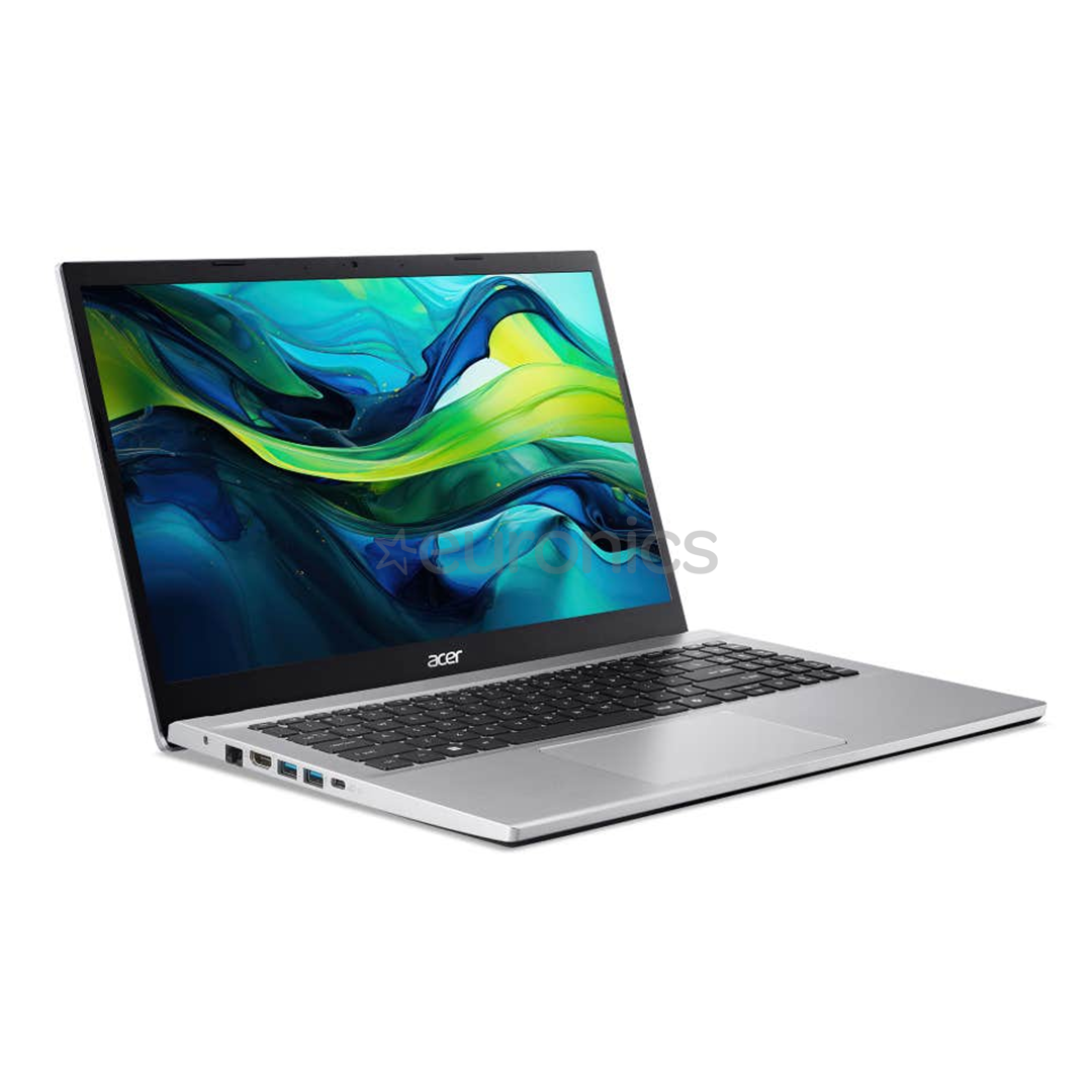 Acer Aspire Go 15, 15,6'', 16 GB, 512 GB, ENG, hõbe - Sülearvuti
