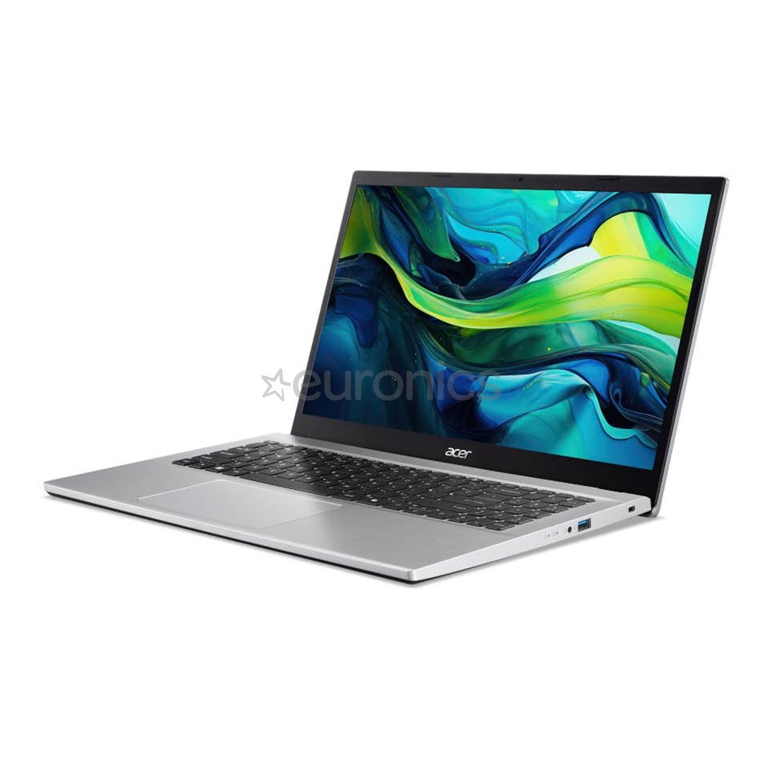 Acer Aspire Go 15, 15,6'', 16 GB, 512 GB, ENG, hõbe - Sülearvuti