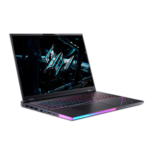 Acer Predator Helios 18 AI, 18'', WQUXGA, Mini-LED, 120 Hz, Ultra 9, 64 GB, 2 TB, RTX 5090, ENG, must - Sülearvuti