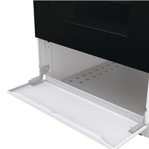 Gorenje, 62 L, width 50 cm, white - Gas cooker with electric oven