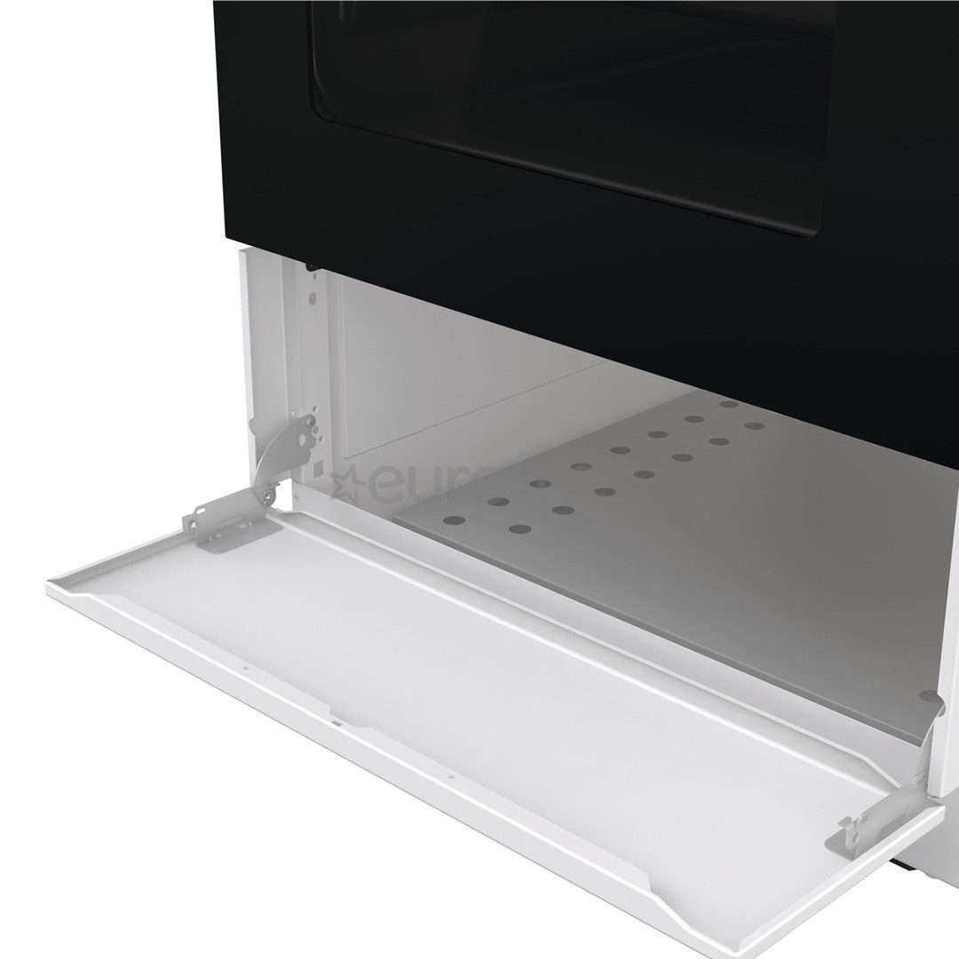 Gorenje, 62 L, width 50 cm, white - Gas cooker with electric oven