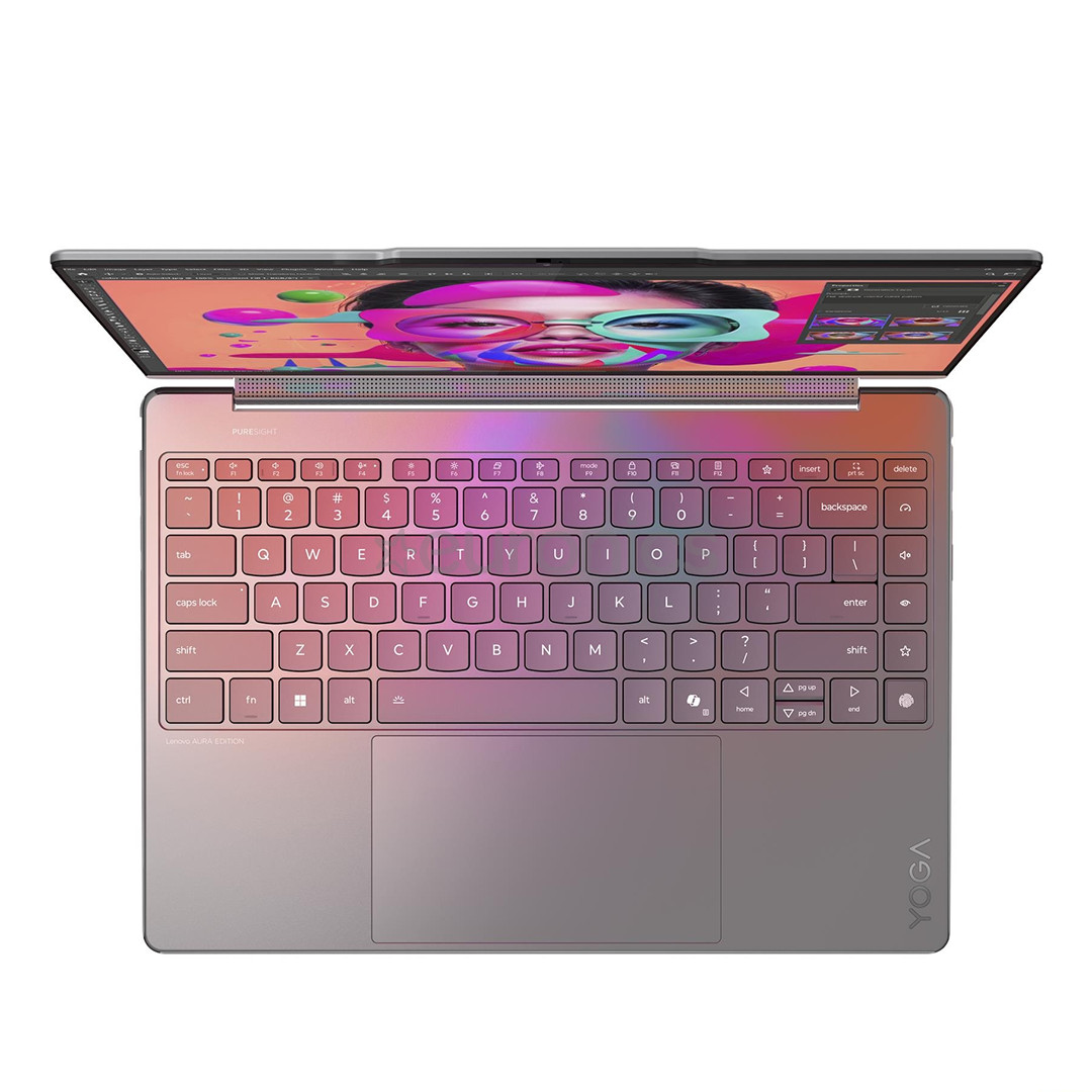 Lenovo Yoga 9 2-in-1 Gen 10 Aura Edition, 14'', WQXGA+, OLED, 120 Hz, Ultra 7, 32 GB, 1 TB, W11P, ENG, luna grey - Notebook