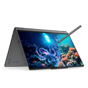 Lenovo Yoga 9 2-in-1 Gen 10 Aura Edition, 14'', WQXGA+, OLED, 120 Hz, Ultra 7, 32 GB, 1 TB, W11P, ENG, luna grey - Notebook