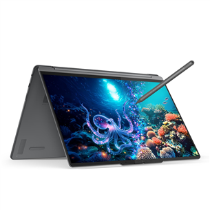 Lenovo Yoga 9 2-in-1 Gen 10 Aura Edition, 14'', WQXGA+, OLED, 120 Hz, Ultra 7, 32 GB, 1 TB, W11P, ENG, luna grey - Notebook