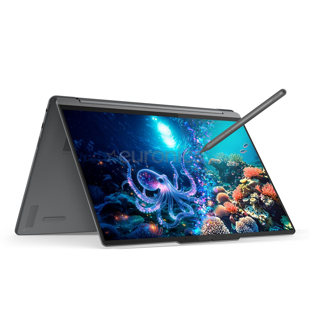 Lenovo Yoga 9 2-in-1 Gen 10 Aura Edition, 14'', WQXGA+, OLED, 120 Hz, Ultra 7, 32 GB, 1 TB, W11P, ENG, luna grey - Notebook