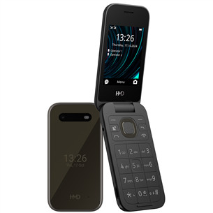 HMD 2660 Flip, must - Mobiiltelefon