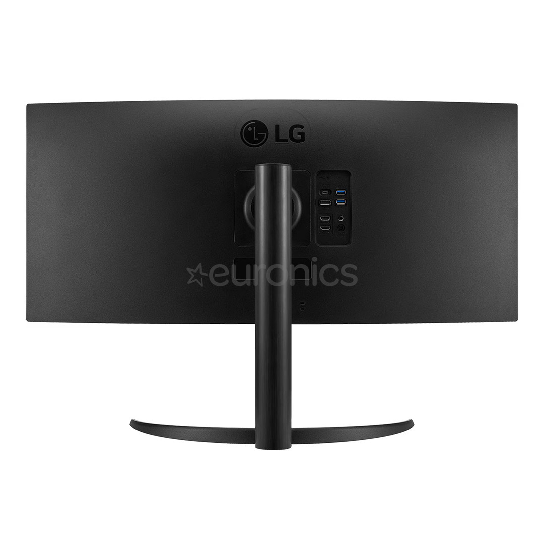 LG WR55QC UltraWide, 34'', QHD, LED VA, 100 Hz, USB-C, nõgus, must - Monitor