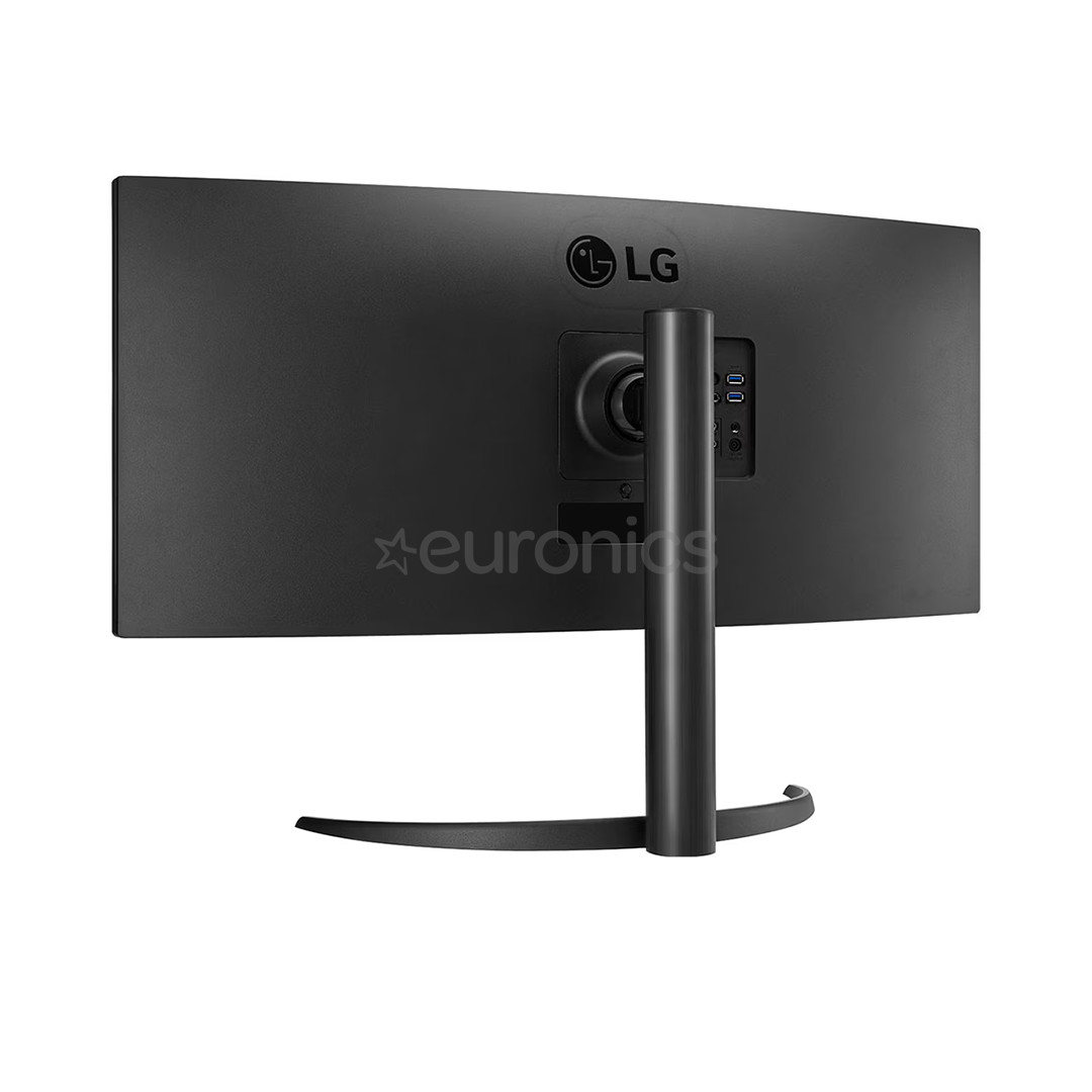LG WR55QC UltraWide, 34'', QHD, LED VA, 100 Hz, USB-C, nõgus, must - Monitor