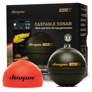 Deeper Smart Sonar Chirp+ 3, коричневый/зеленый - Эхолот ITGAM1951
