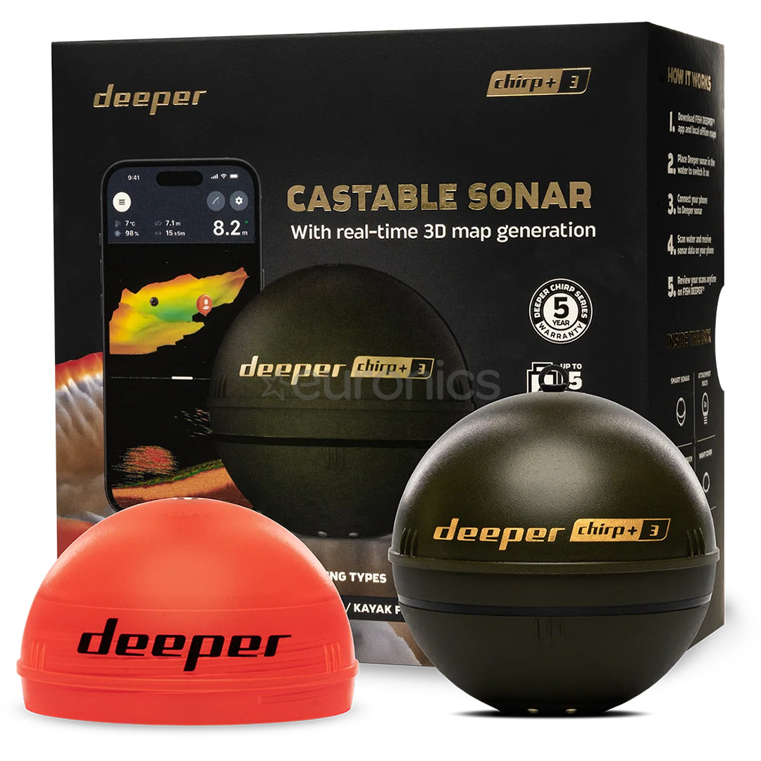 Deeper Smart Sonar Chirp+ 3, pruun/roheline - Sonar