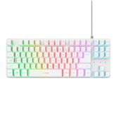 Trust GXT 833 Thado TKL, US, белый - Клавиатура