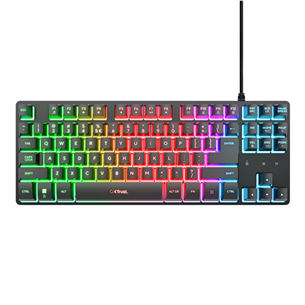 Trust GXT 833 Thado TKL, US, must - Klaviatuur 25886