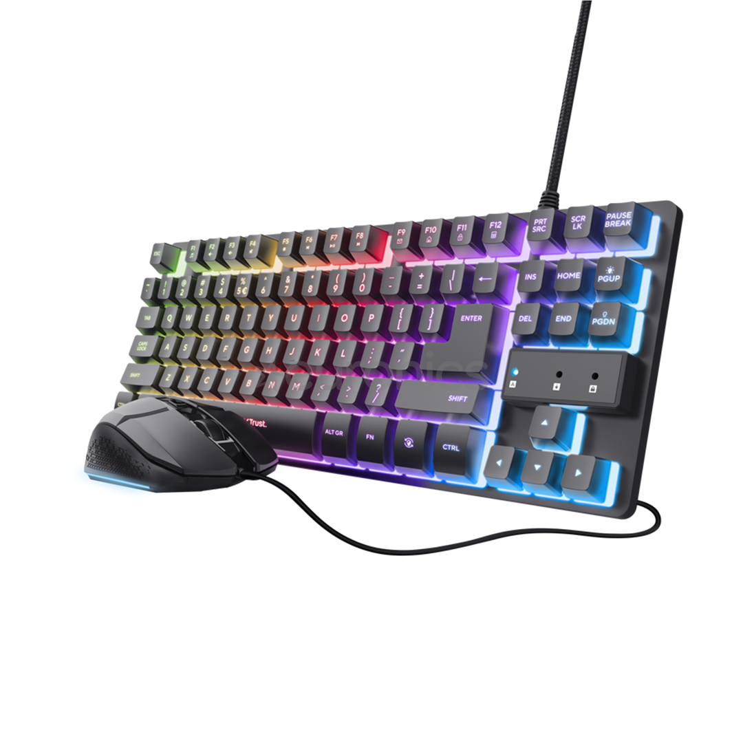 Trust GXT 798 2-in1 Gaming Set, US, must - Desktop