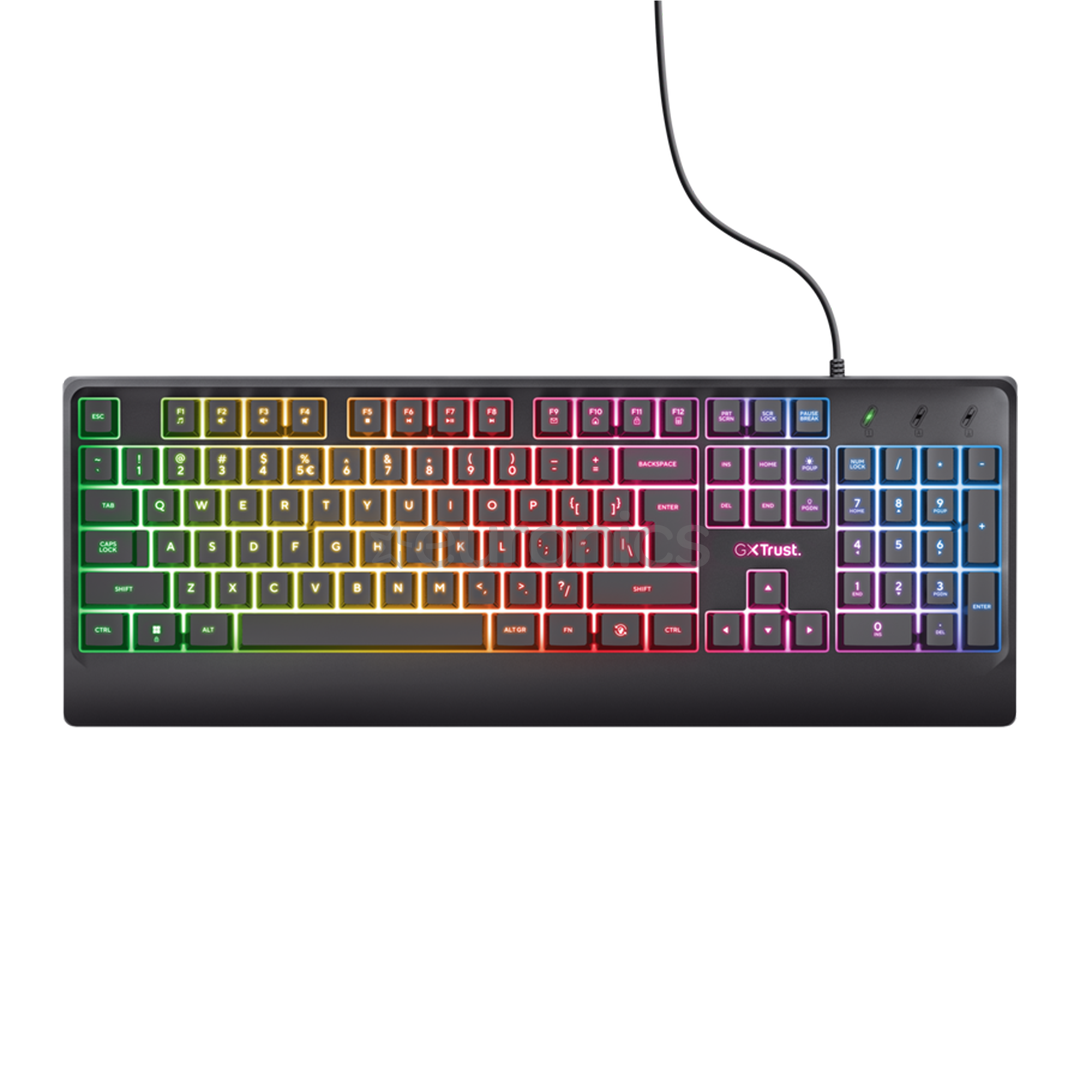 Trust GXT 792 Quadrox 4-in-1 Gaming Bundle, US, черный - Десктоп