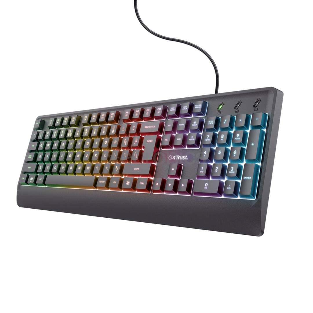 Trust GXT 792 Quadrox 4-in-1 Gaming Bundle, US, черный - Десктоп