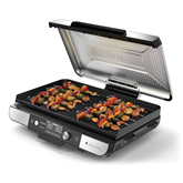 Ninja Sizzle Pro XL Grill & Flat Plate, серебристый/черный - Электрический гриль