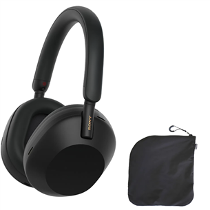 Sony WH-1000XM5 SA, black - Wireless headphones WH1000XM5SAMB.CE7