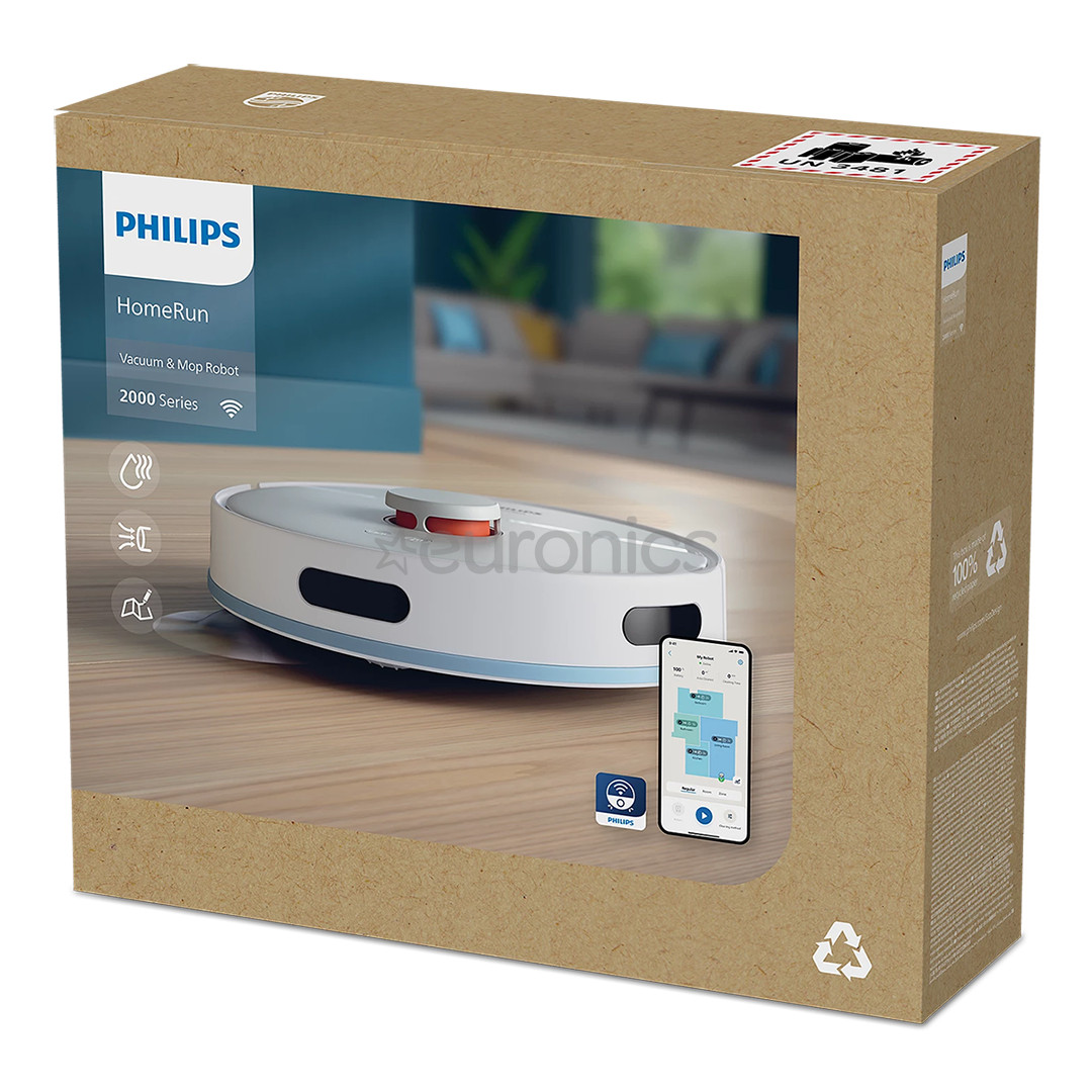 Philips 2000 Seeria, märg- ja kuivpuhastus, valge - Robottolmuimeja