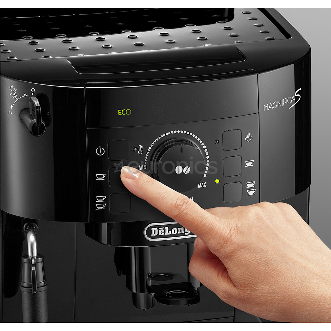 DeLonghi Magnifica S, must - Espressomasin
