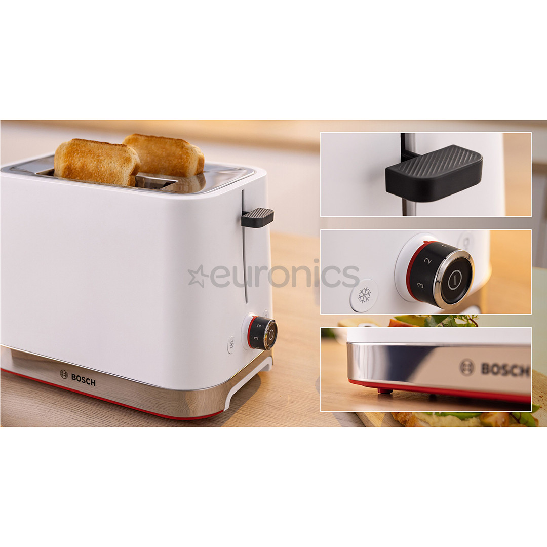 Bosch MyMoment, 950 W, white - Toaster