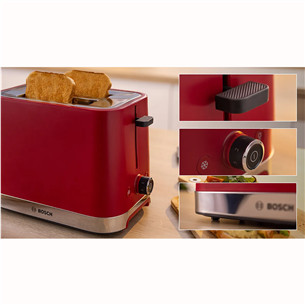 Bosch MyMoment, 950 W, red - Toaster