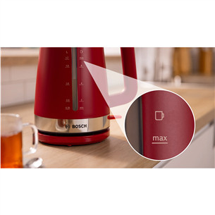 Bosch MyMoment, 2400 W, 1.7 L, red - Kettle