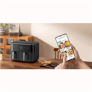 Xiaomi Dual Zone, 10 L, must - Kuumaõhufritüür