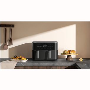 Xiaomi Dual Zone, 10 L, must - Kuumaõhufritüür