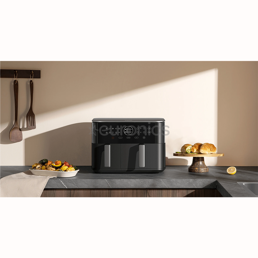 Xiaomi Dual Zone, 10 L, must - Kuumaõhufritüür