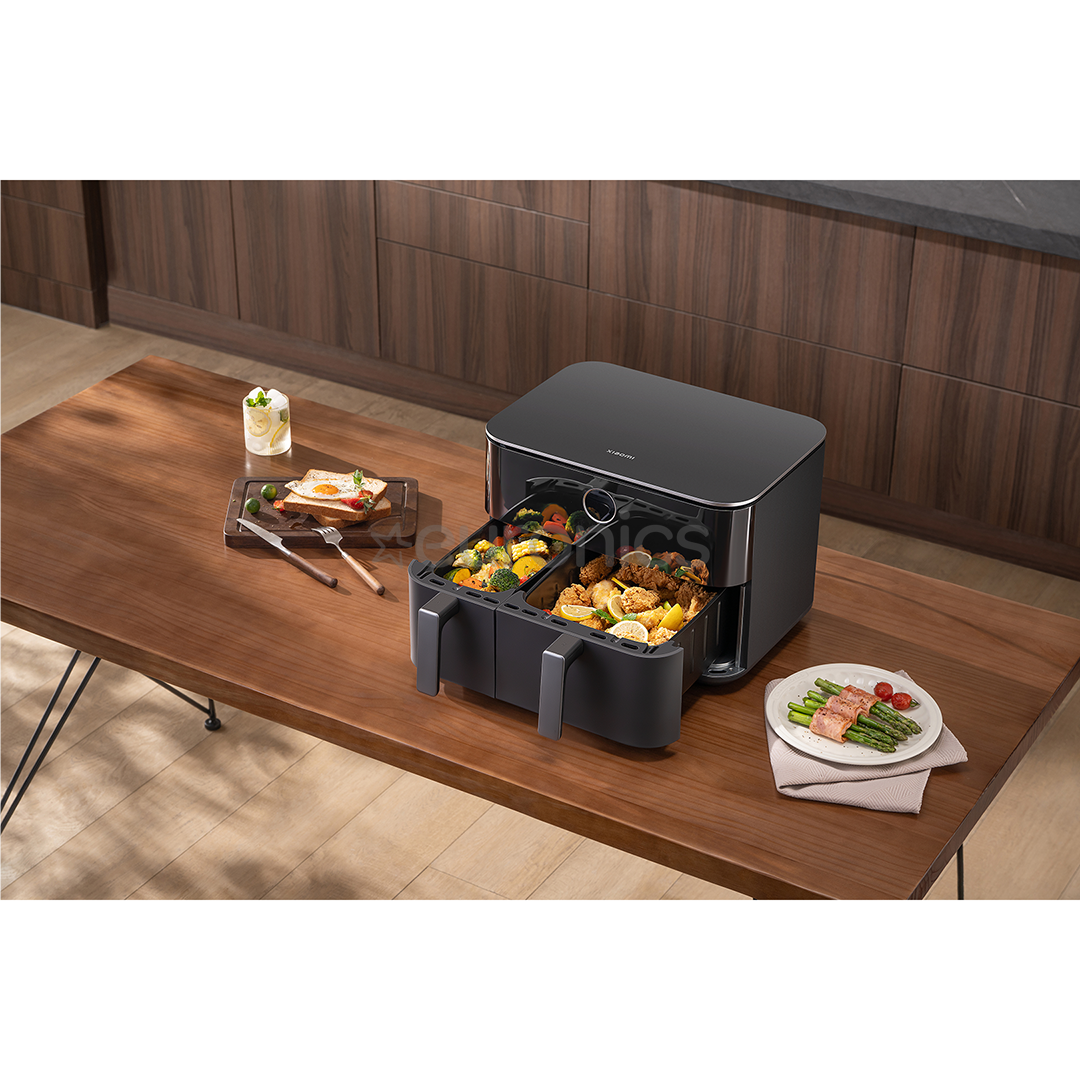 Xiaomi Dual Zone, 10 L, must - Kuumaõhufritüür