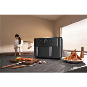 Xiaomi Dual Zone, 10 L, must - Kuumaõhufritüür