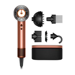Dyson Supersonic Nural™, 1600 W, Amber Silk/Pink Champagne - Hair dryer SUPERSONIC.NUR.AMBSI
