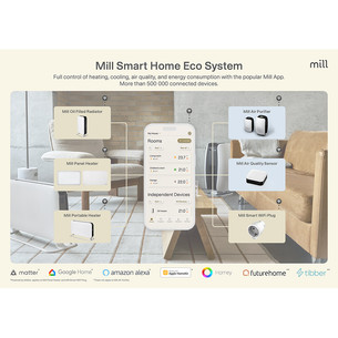 Mill, WiFi, 1200 W, must - Konvektor