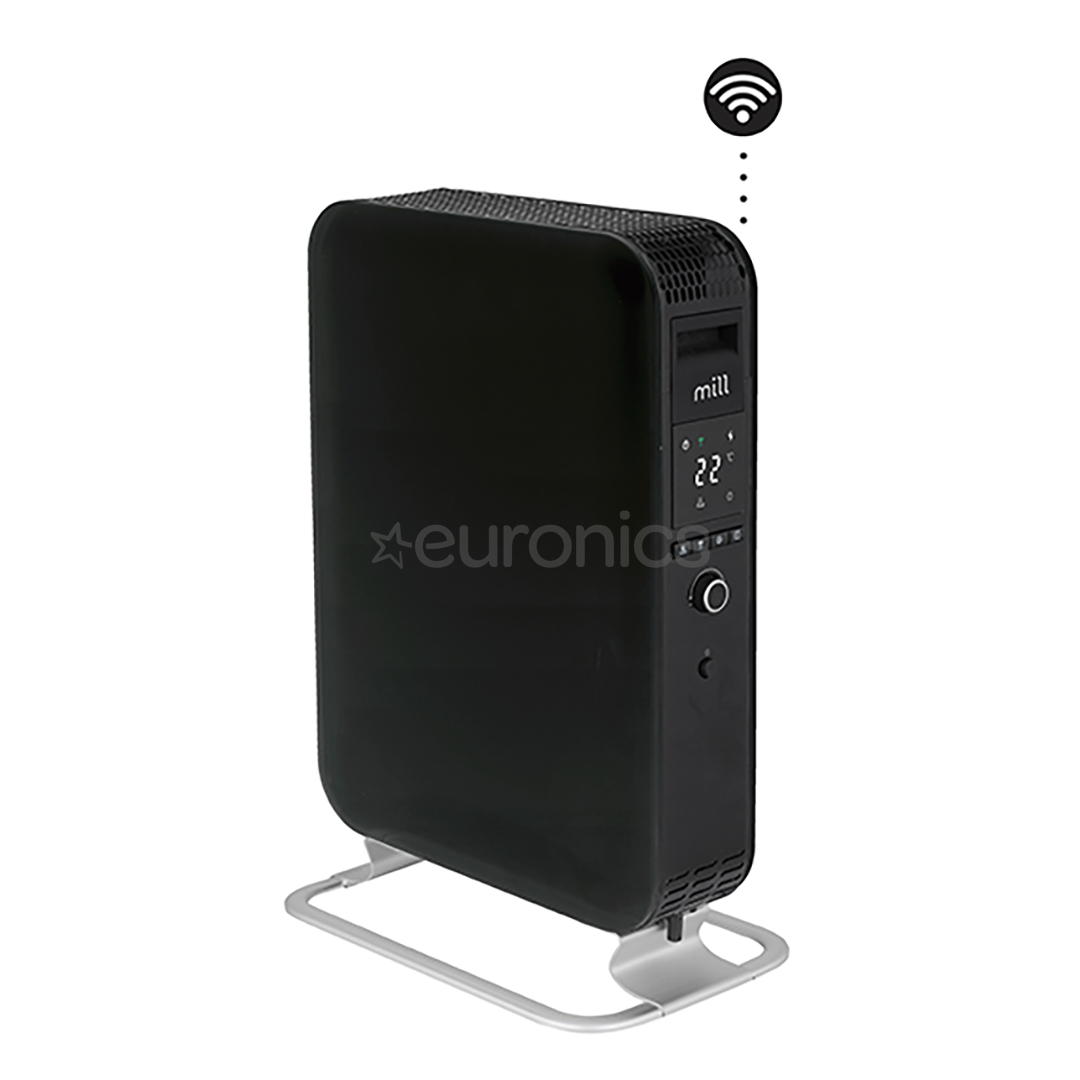 Mill Gentle Air WiFi, 2000 Вт, черный - Масляный радиатор