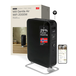 Mill Gentle Air WiFi, 2000 W, black - Oil filled radiator