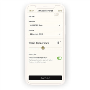 Mill Gentle Air WiFi, 2000 W, black - Oil filled radiator