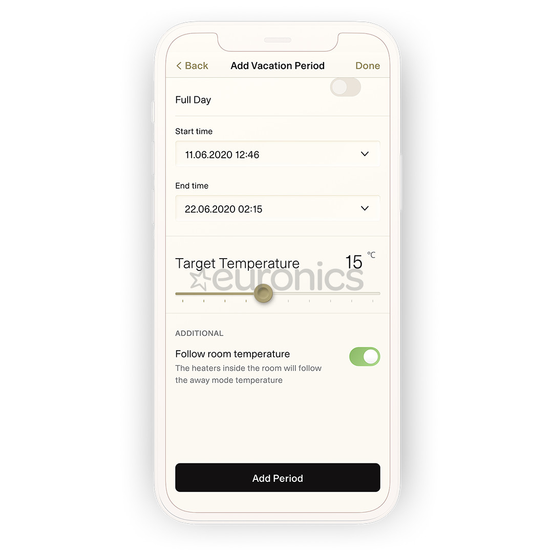 Mill Gentle Air WiFi, 2000 W, black - Oil filled radiator