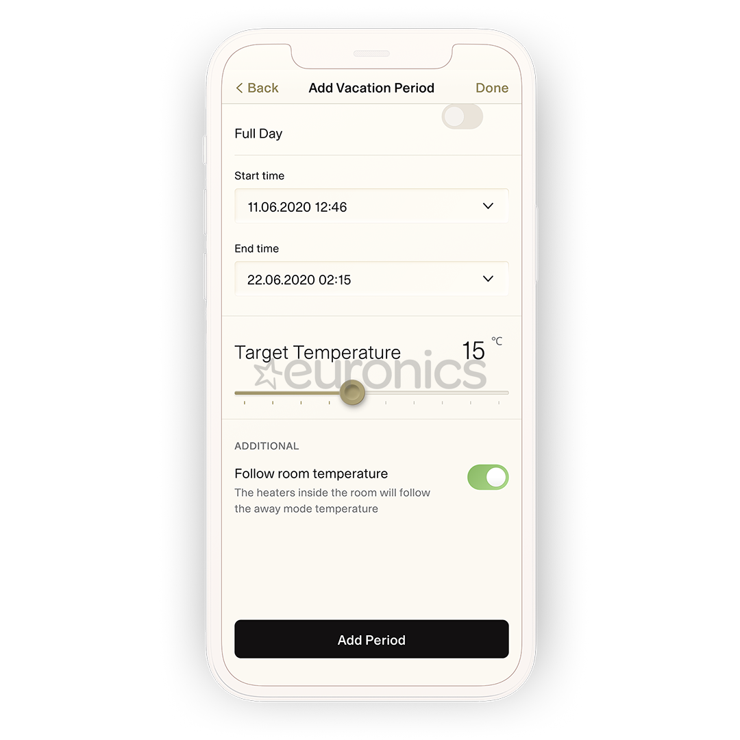 Mill Gentle Air WiFi, 2000 Вт, черный - Масляный радиатор