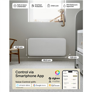 Mill Gen 4, Wi-Fi, 1000 W, white - Electric radiator