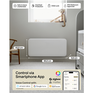Mill Gen 4, Wi-Fi, 1000 Вт, белый - Электрический радиатор