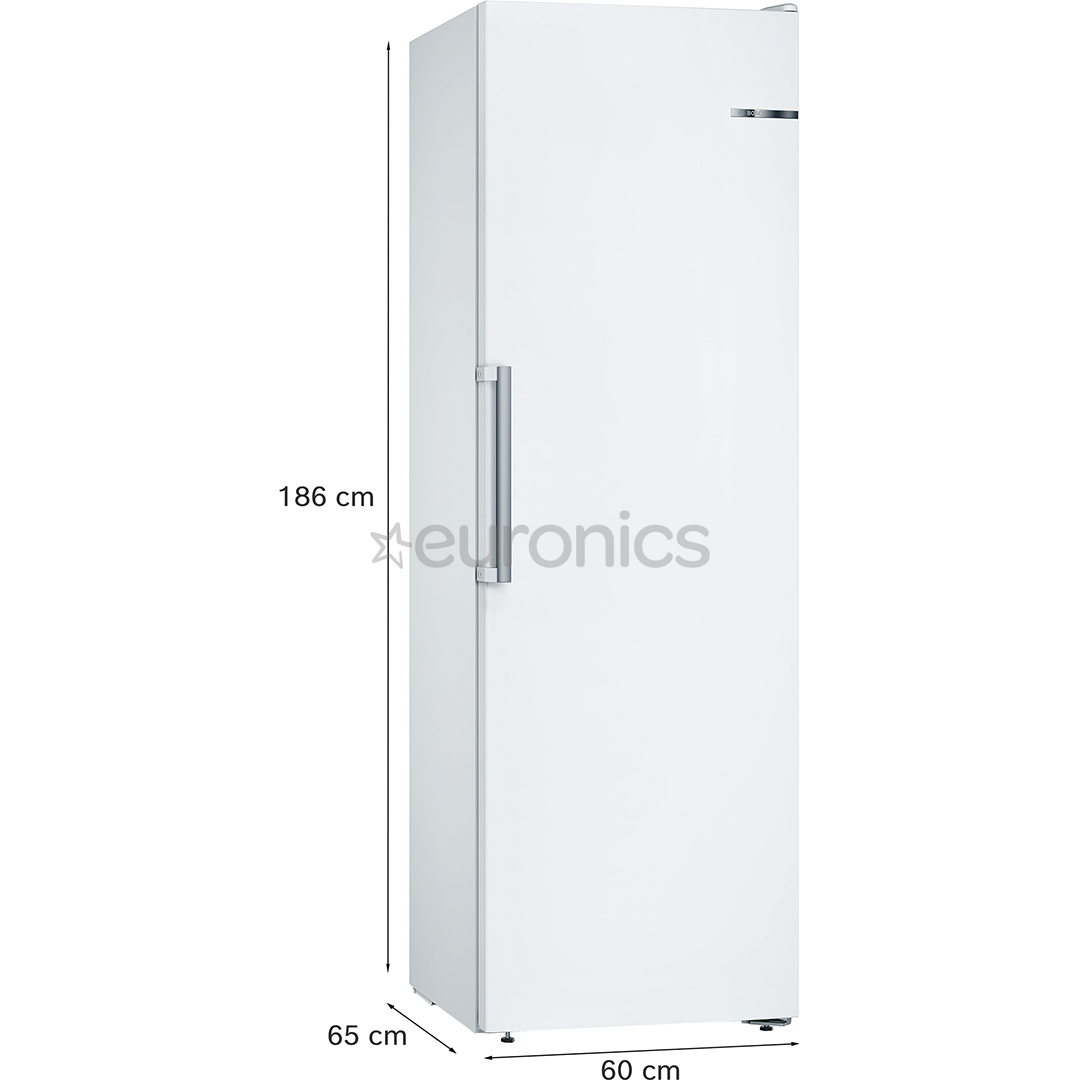 Bosch, Seeria 4, NoFrost, 242 L, kõrgus 186 cm, valge - Sügavkülmik