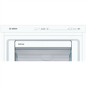 Bosch, Series 4, NoFrost, 242 L, height 186 cm, white - Freezer