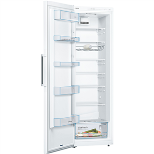 Bosch, Series 4, 346 L, height 186 cm, white - Cooler