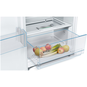 Bosch, Series 4, 346 L, height 186 cm, white - Cooler