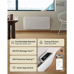 Mill Gen 4, Wi-Fi, 700 Вт, белый - Электрический радиатор