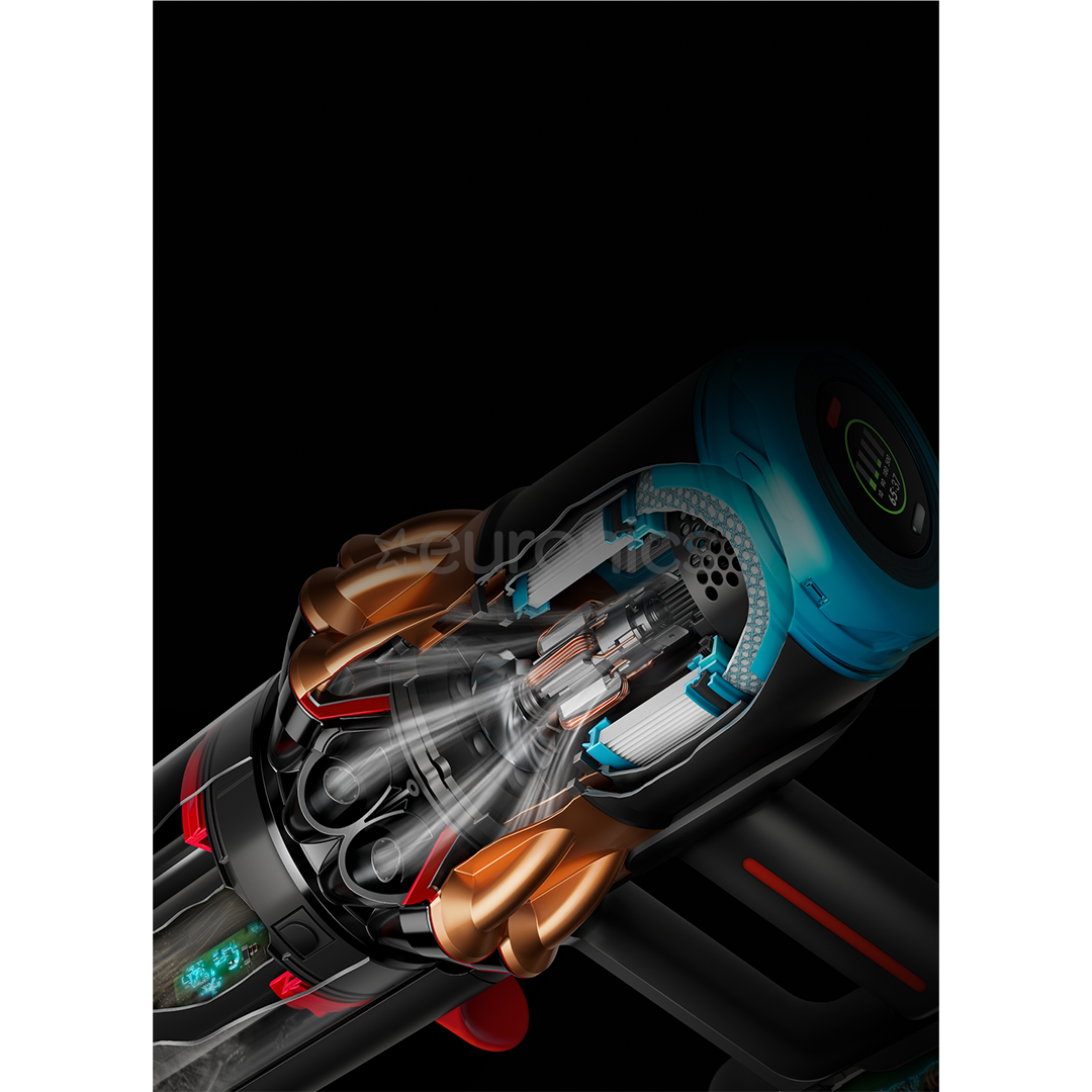 Dyson V16 Piston Animal, must/vask - Akutolmuimeja