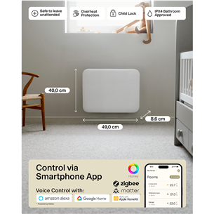 Mill Gen 4, Wi-Fi, 400 Вт, белый - Электрический радиатор