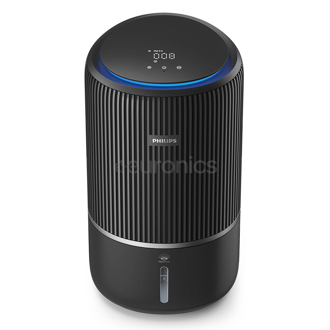 Philips PureProtect Water 3400 Series, black - 2-in-1 Air Purifier and Humidifier