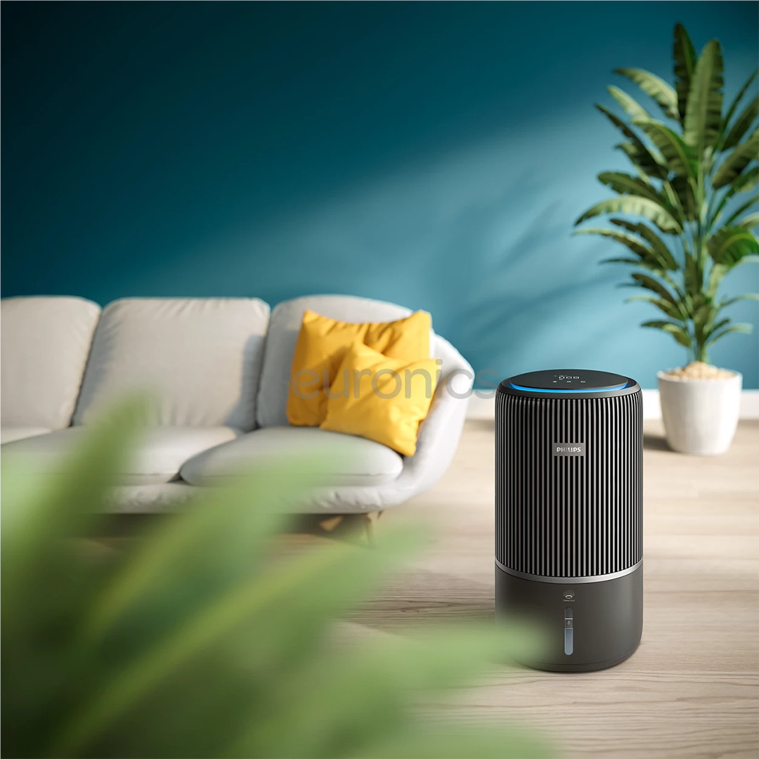 Philips PureProtect Water 3400 Series, black - 2-in-1 Air Purifier and Humidifier